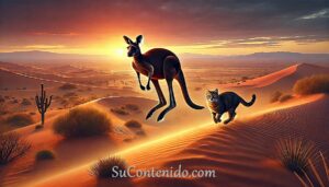 El Canguro y el Gato, Un Viaje a través del Desierto